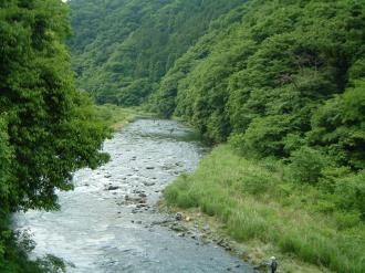 中津川の清流