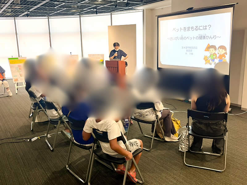 「ペットの防災」をテーマとした市民向け講座に協力しました
