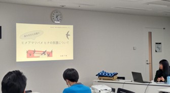 ヒメアマツバメ保護活動に関するレクチャーを開催しました